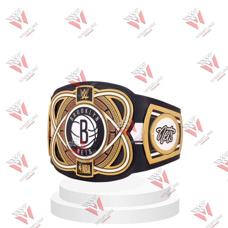 Brooklyn Net NBA Wrestling Championship Replica Title Belt