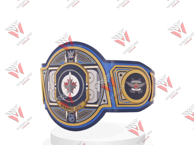 Winnipeg Jets NHL Wrestling Championship Belt