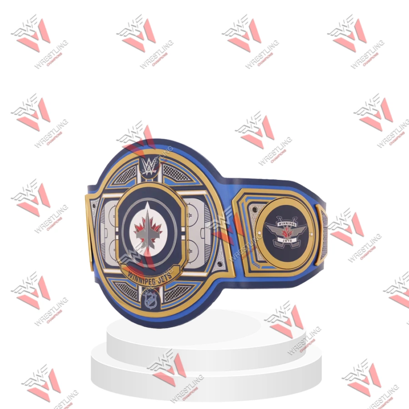 Winnipeg Jets NHL Wrestling Championship Belt