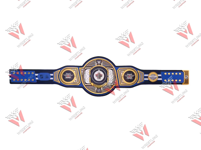 Winnipeg Jets NHL Wrestling Championship Belt