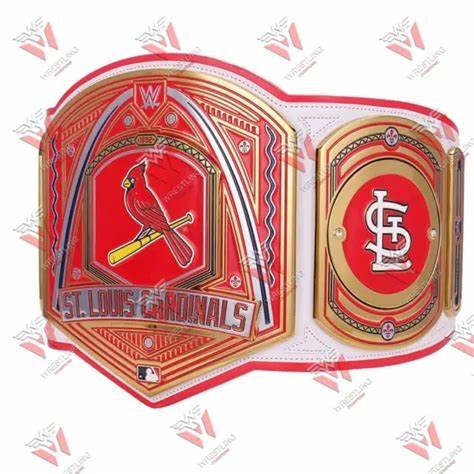 St. Louis Cardinals Wrestling Championship Replica Title Belt