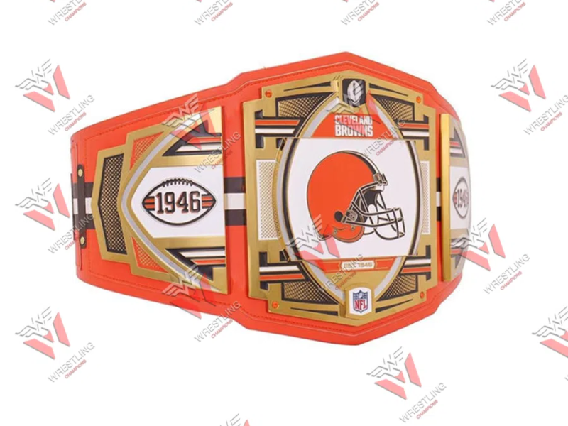 Cleveland Browns NFL Wrestling Championship Title Belt