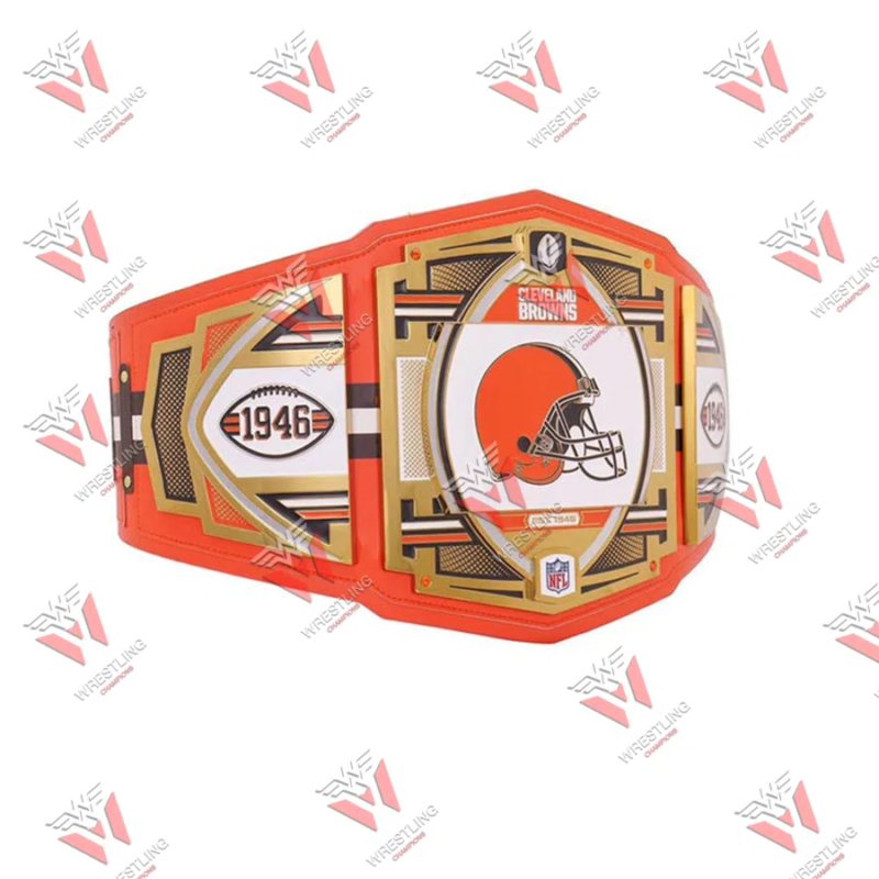 Cleveland Browns NFL Wrestling Championship Title Belt