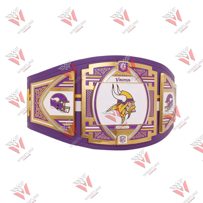 Minnesota Vikings NFL Wrestling Championship Title Belt