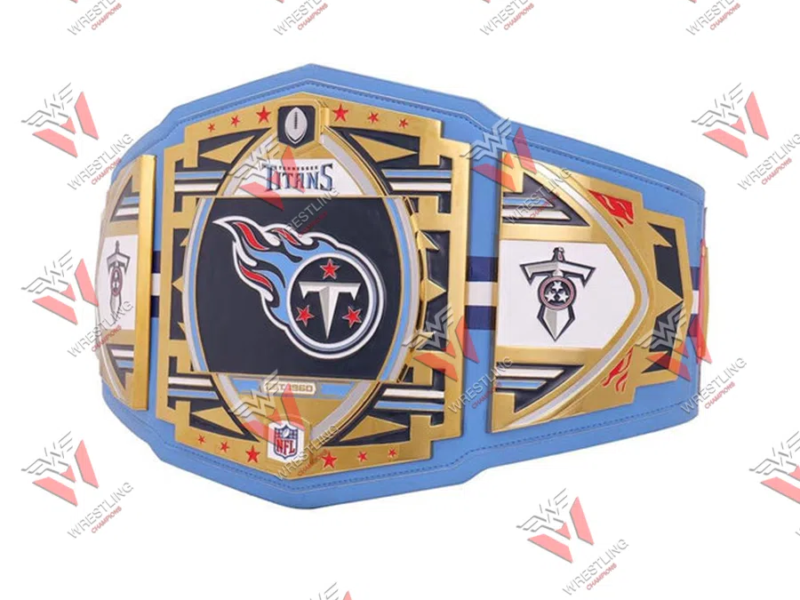 Tennessee Titans NFL Wrestling Championship Title Belt