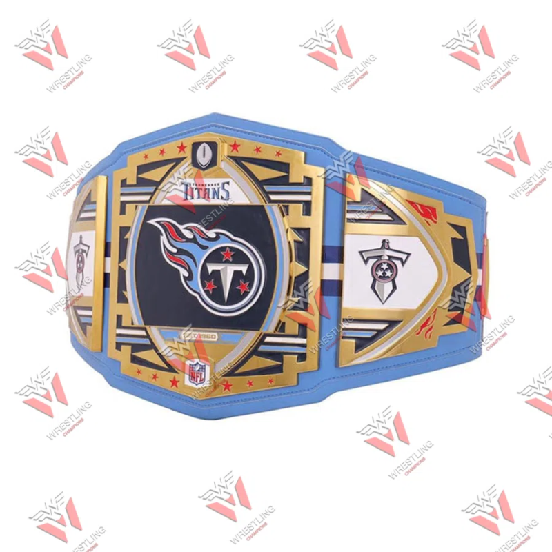 Tennessee Titans NFL Wrestling Championship Title Belt