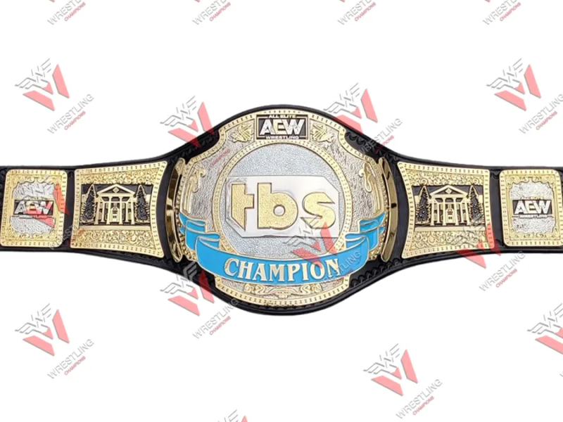 AEW TBS Wrestling Championship Replica Title Belt