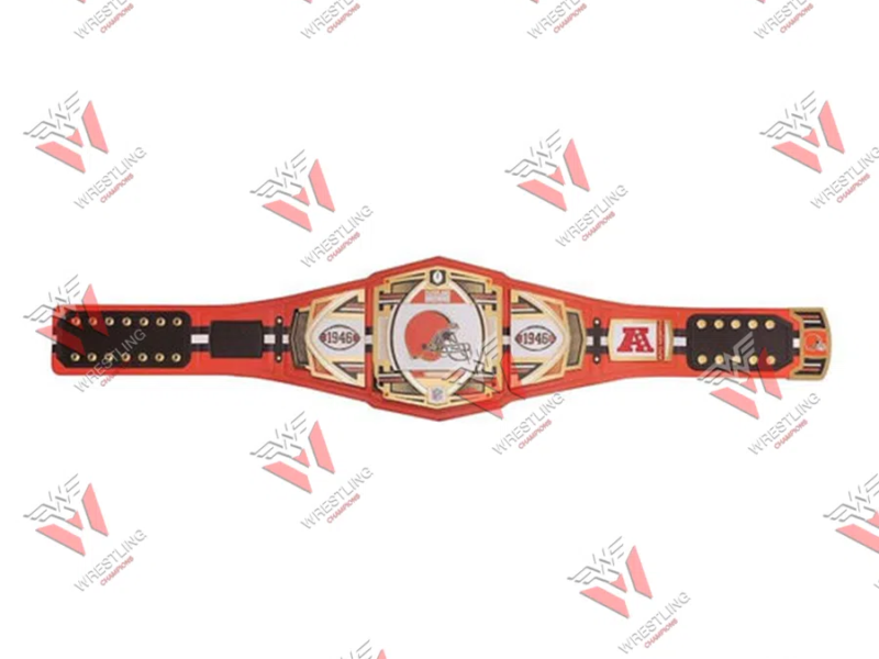 Cleveland Browns NFL Wrestling Championship Title Belt