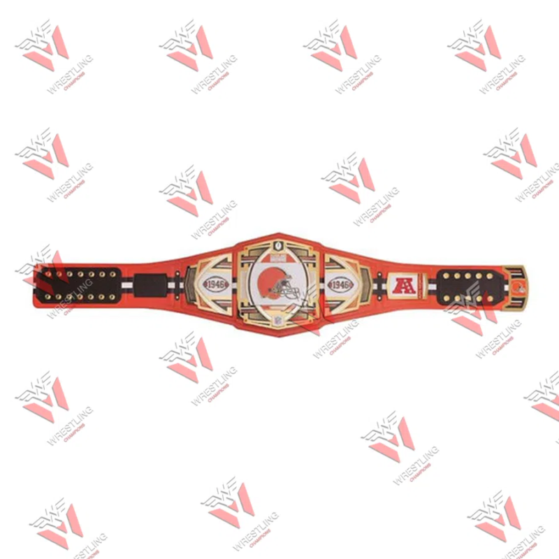 Cleveland Browns NFL Wrestling Championship Title Belt