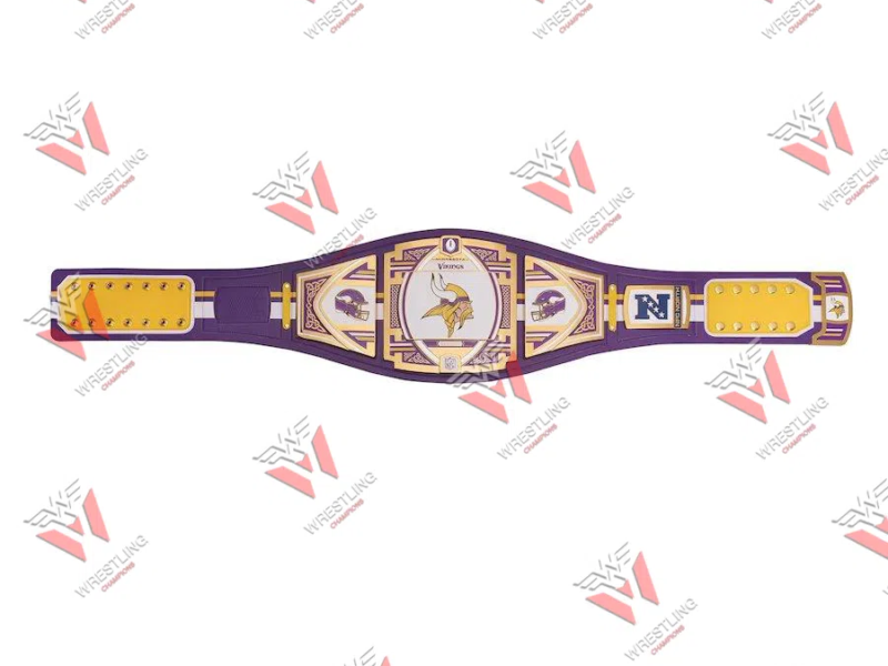 Minnesota Vikings NFL Wrestling Championship Title Belt