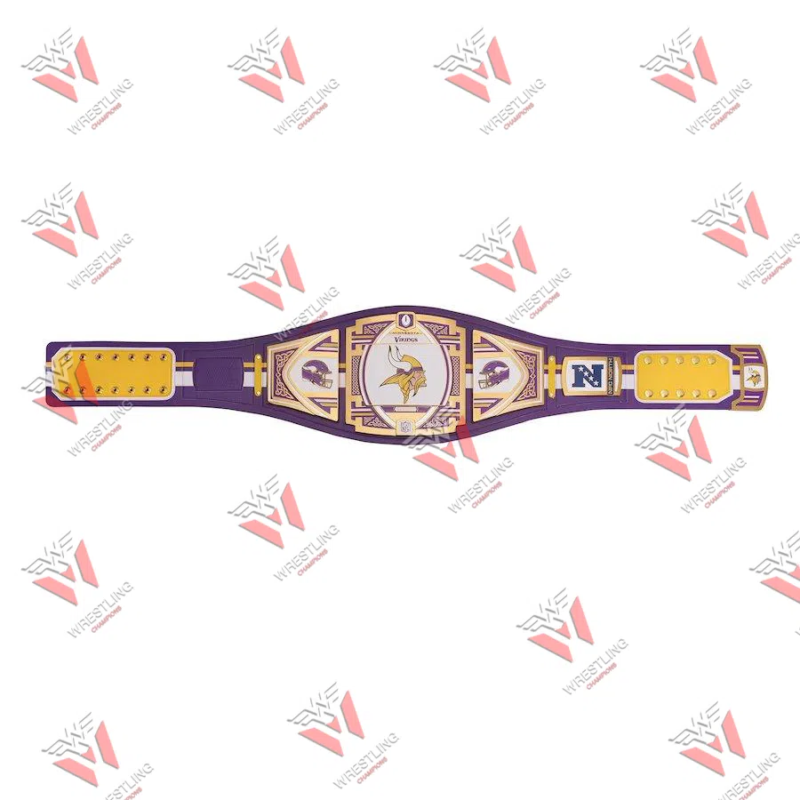 Minnesota Vikings NFL Wrestling Championship Title Belt