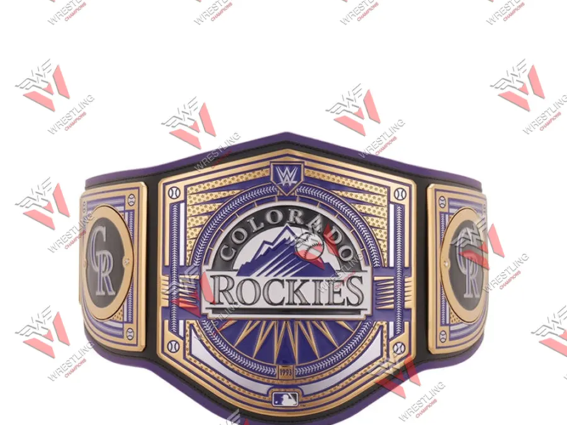 Colorado Rockies MLB Championship Title Belt Replica