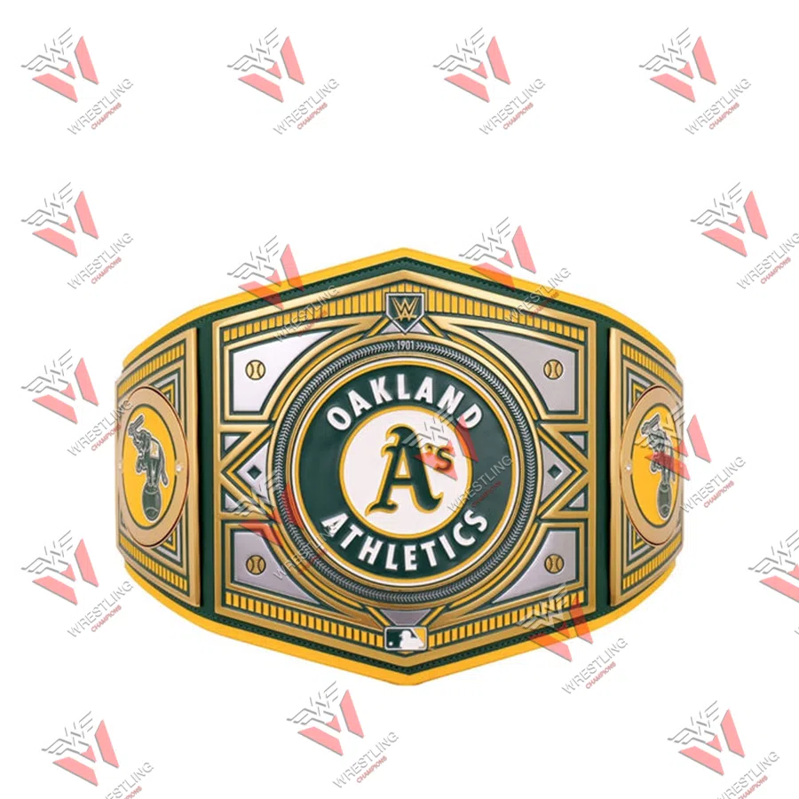 Oakland Athletics MLB Championship Title Belt Replica