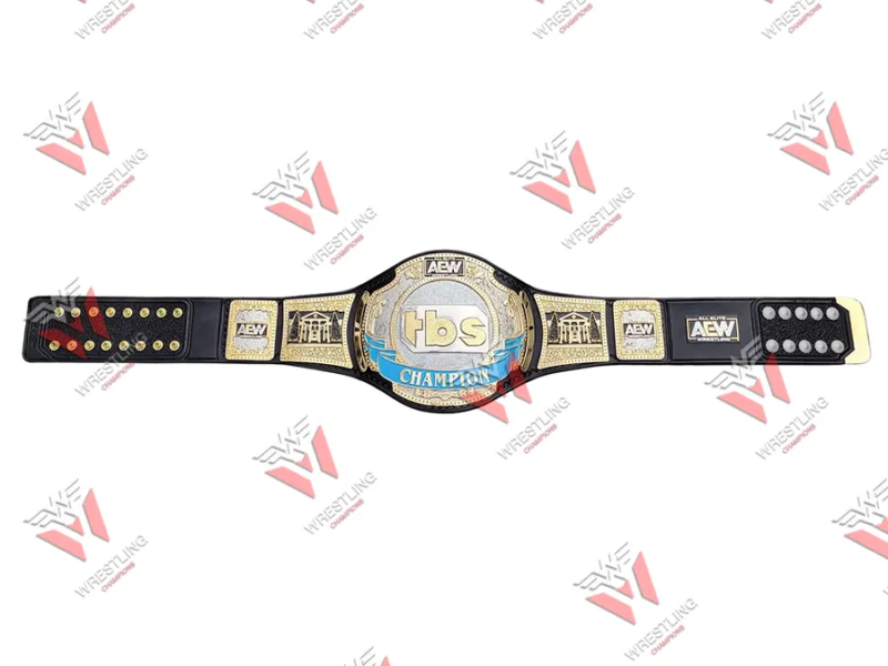 AEW TBS Wrestling Championship Replica Title Belt