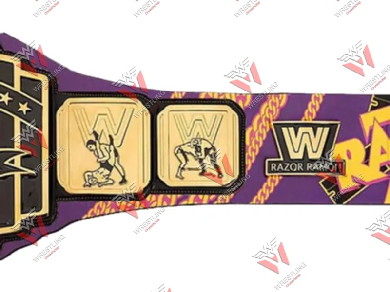 Razor Ramon Signature Series Wrestling Championship Customized Title Belt