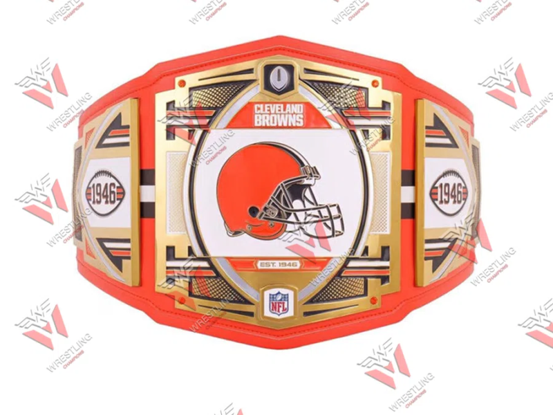 Cleveland Browns NFL Wrestling Championship Title Belt