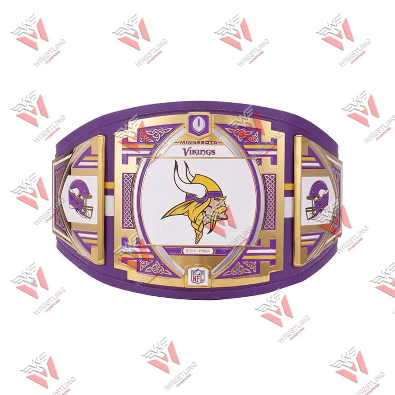 Minnesota Vikings NFL Wrestling Championship Title Belt