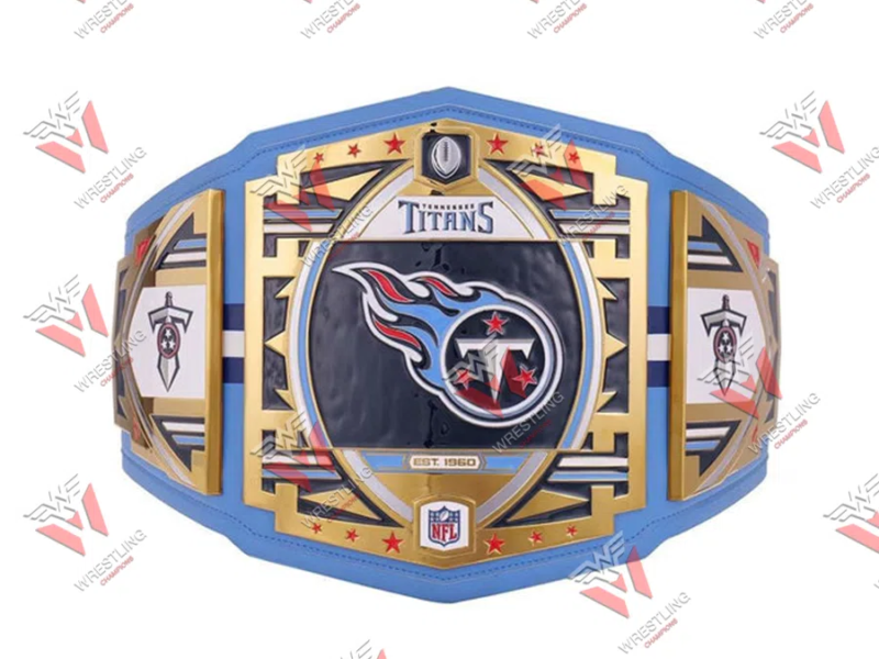 Tennessee Titans NFL Wrestling Championship Title Belt