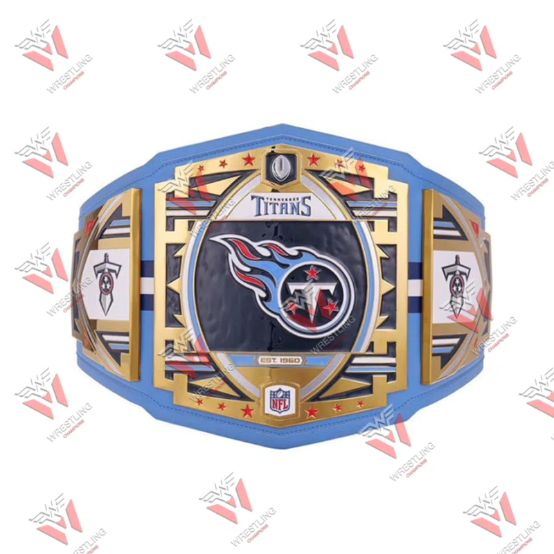 Tennessee Titans NFL Wrestling Championship Title Belt