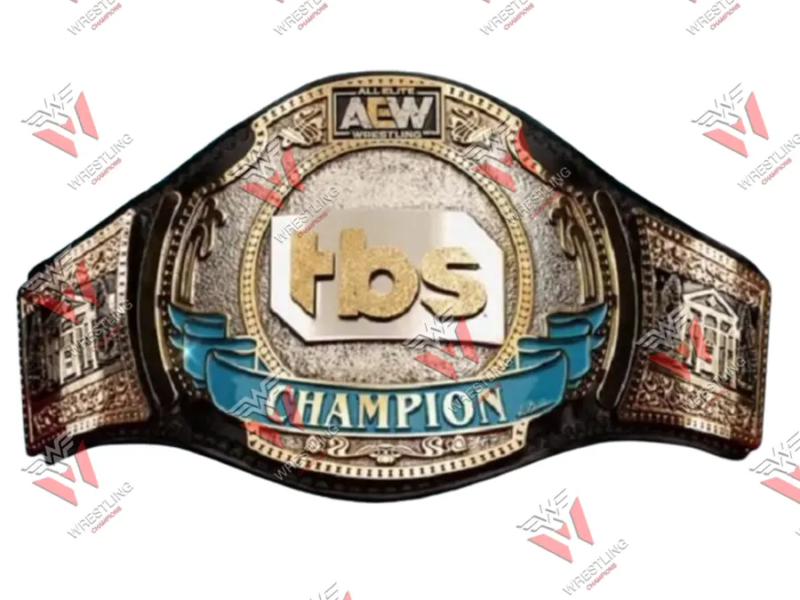 AEW TBS Wrestling Championship Replica Title Belt