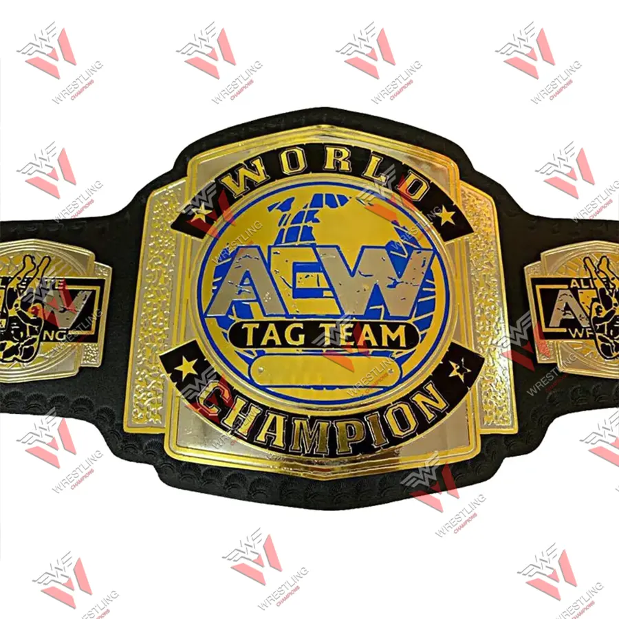 AEW World Tag Team Wrestling Championship Replica Title Belt