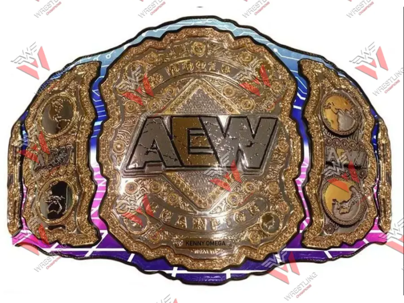 Custom AEW Elite Championship Wrestling Replica Title Belt