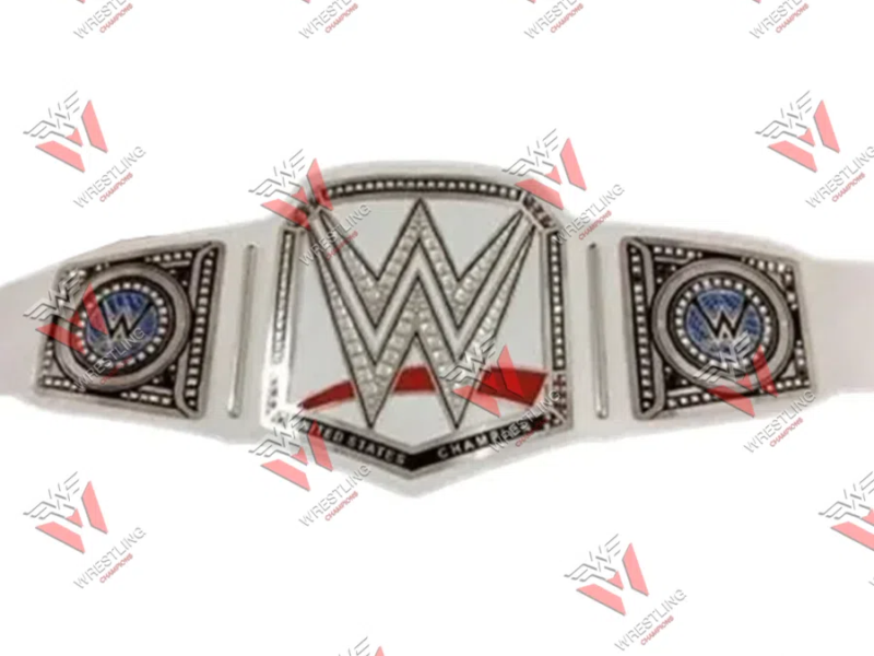 White Special Heavyweight Wrestling Championship Replica Title Belt