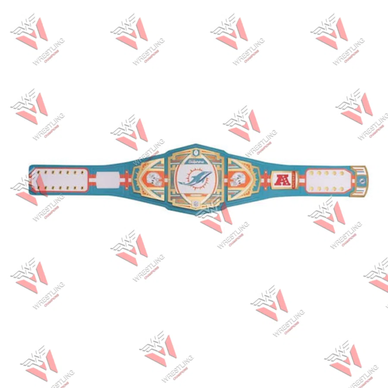 Miami Dolphins NFL Wrestling Championship Title Belt