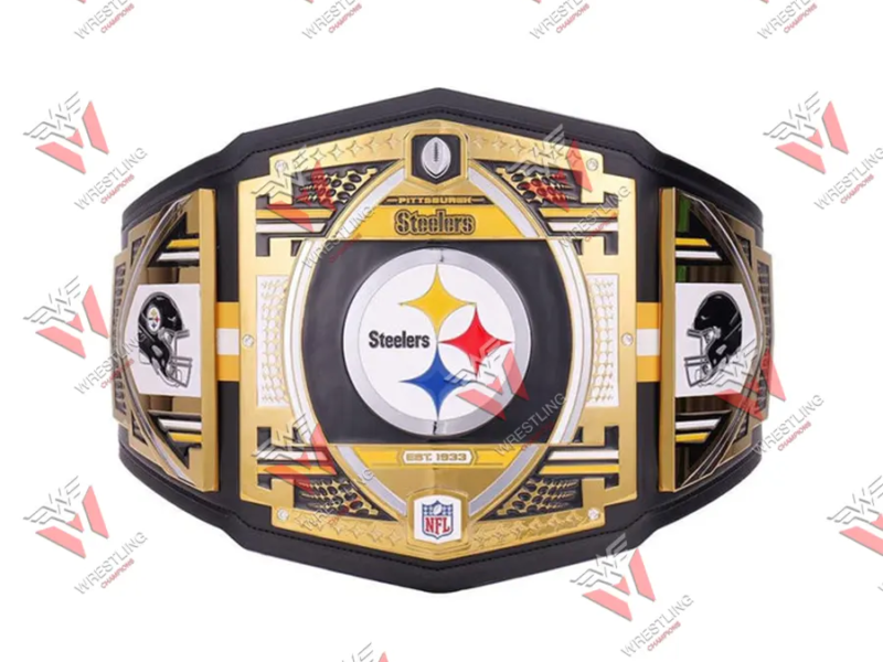 Pittsburgh Steelers Wrestling Championship Title Belt