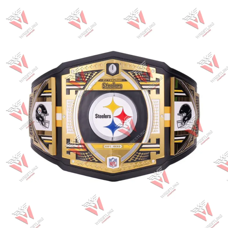 Pittsburgh Steelers Wrestling Championship Title Belt