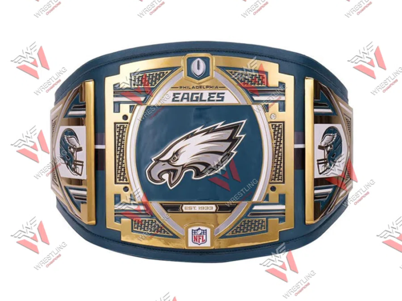 Philadelphia Eagles NFL Wrestling Championship Title Belt