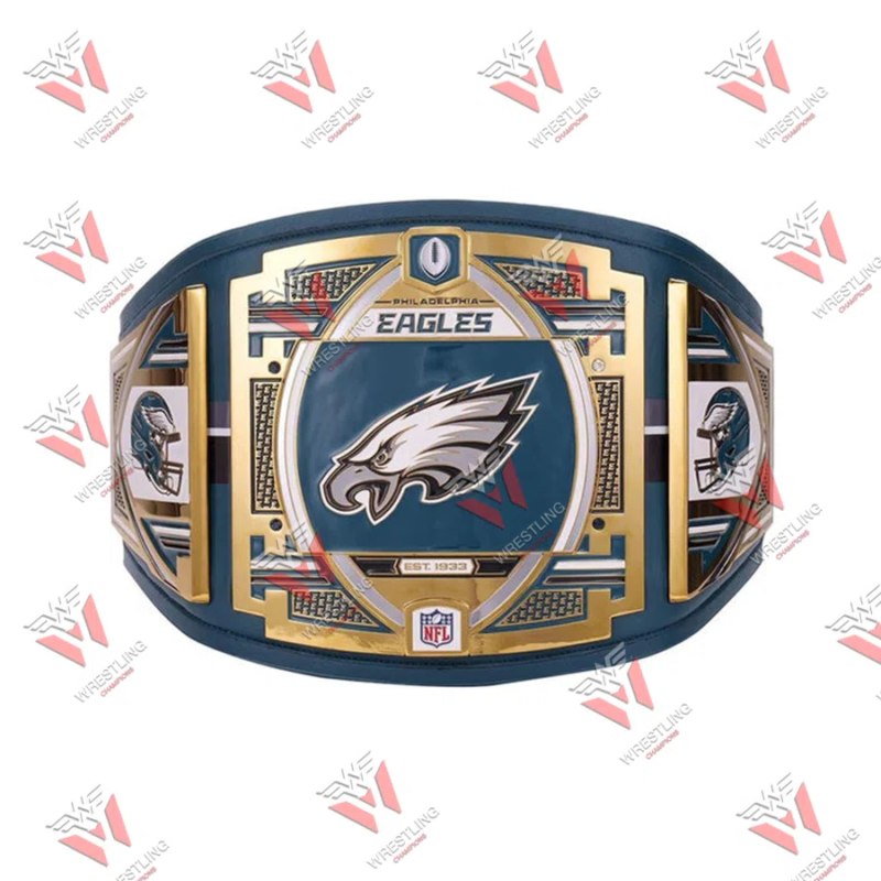 Philadelphia Eagles NFL Wrestling Championship Title Belt