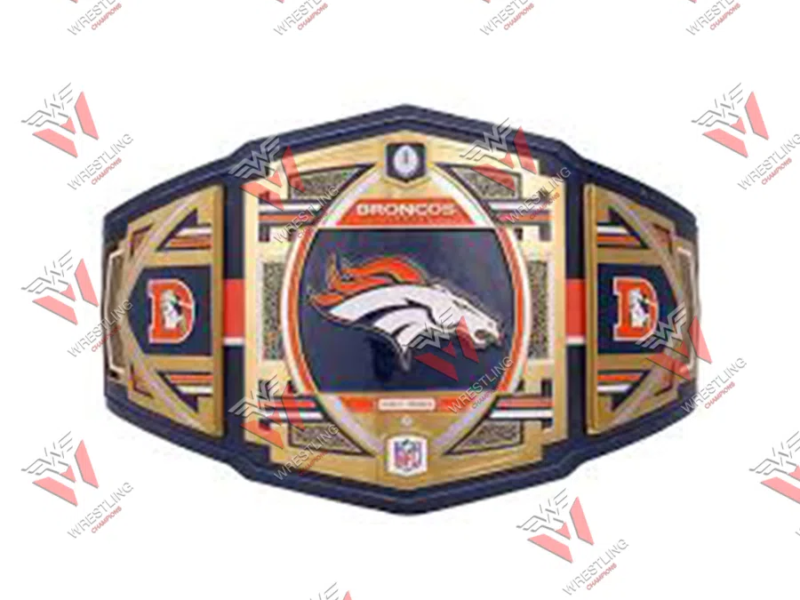 Denver Broncos NFL Wrestling Championship Title Belt