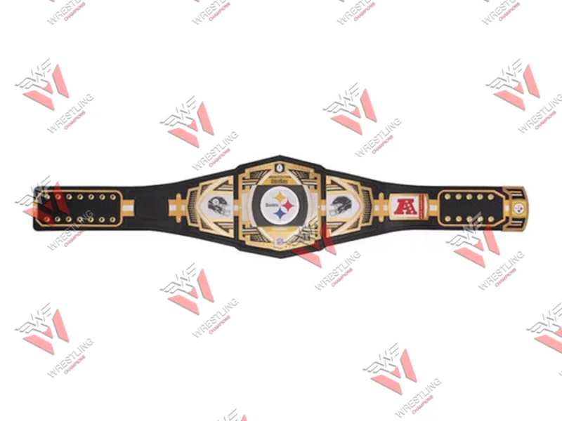 Pittsburgh Steelers Wrestling Championship Title Belt