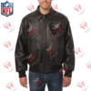 Men's Houston Texans Black Leather NFL Jacket