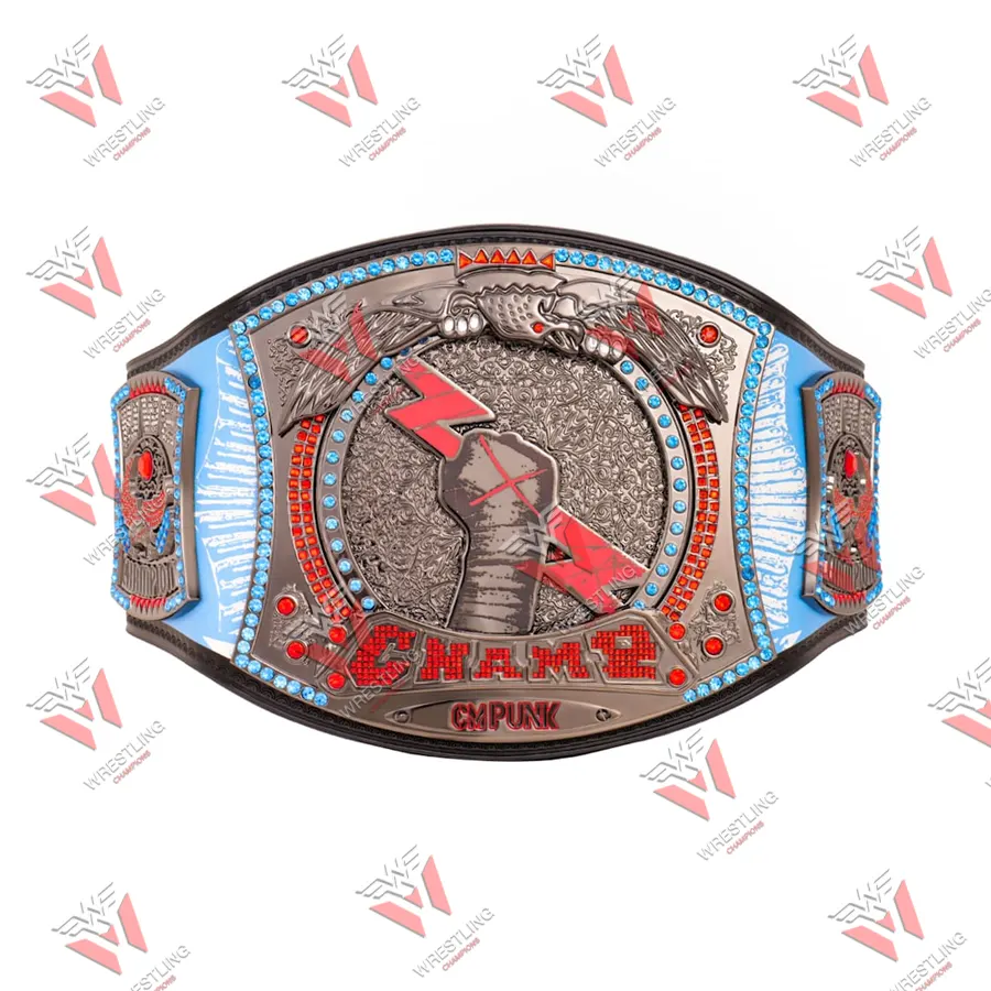 CM Punk 434 Day Record Signature Series Championship Replica Title Belt